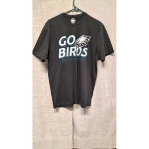47 Brand Philadelphia Eagles Go Birds T-Shirt Mens Large Charcoal Grey NFL Tee